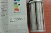 LED-lampa med förpackning