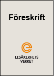 Omslagsbild för publikationer som är föreskrifter.